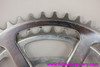 1950's Stronglight 49D Cyclotourist Crankset & 118mm Bottom Bracket: 170mm - 50/42t TA Chainrings - French Threads (Near Mint++)