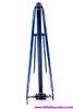1960 Urago French Road Frame/Fork: 62cm x 59cm - Reynolds 531 Nervex Lugged Steel - Metallic Blue + Gold Pinstriping - Centerpull - 700c x Wide Tires