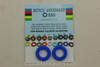 Barrel Adjuster O-Rings: Campagnolo / Suntour / Dura Ace - White/Red/Blue/Green
