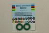 Barrel Adjuster O-Rings: Campagnolo / Suntour / Dura Ace - White/Red/Blue/Green