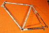 NOS TITAN Road Bike Frame: Wild Custom Paint by Dossena Carlo, Swiss, Columbus SL Lugged Steel
