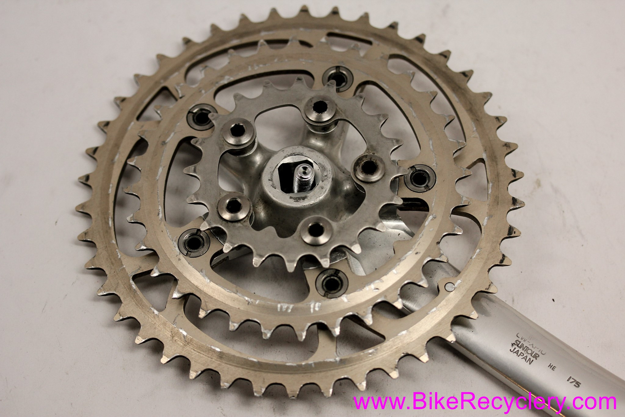 Suntour XC Pro MD CW-XP10 Microdrive Crankset: 175mm x 42/32/20t