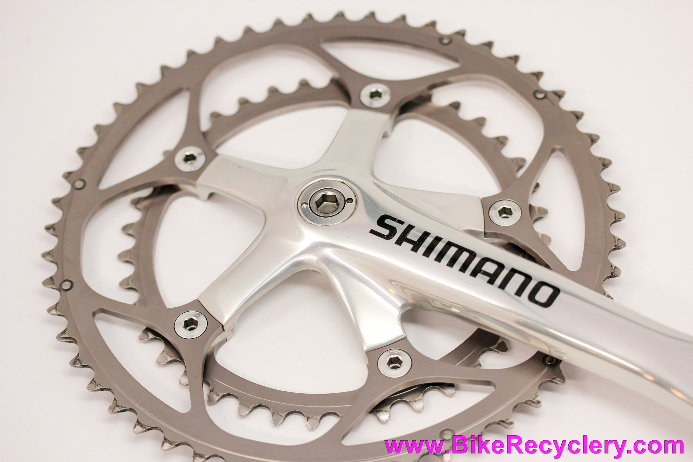 Shimano Dura Ace FC-7701 Team Issue Crankset: 175mm x 53/39t Double (Almost NOS >50 Miles)
