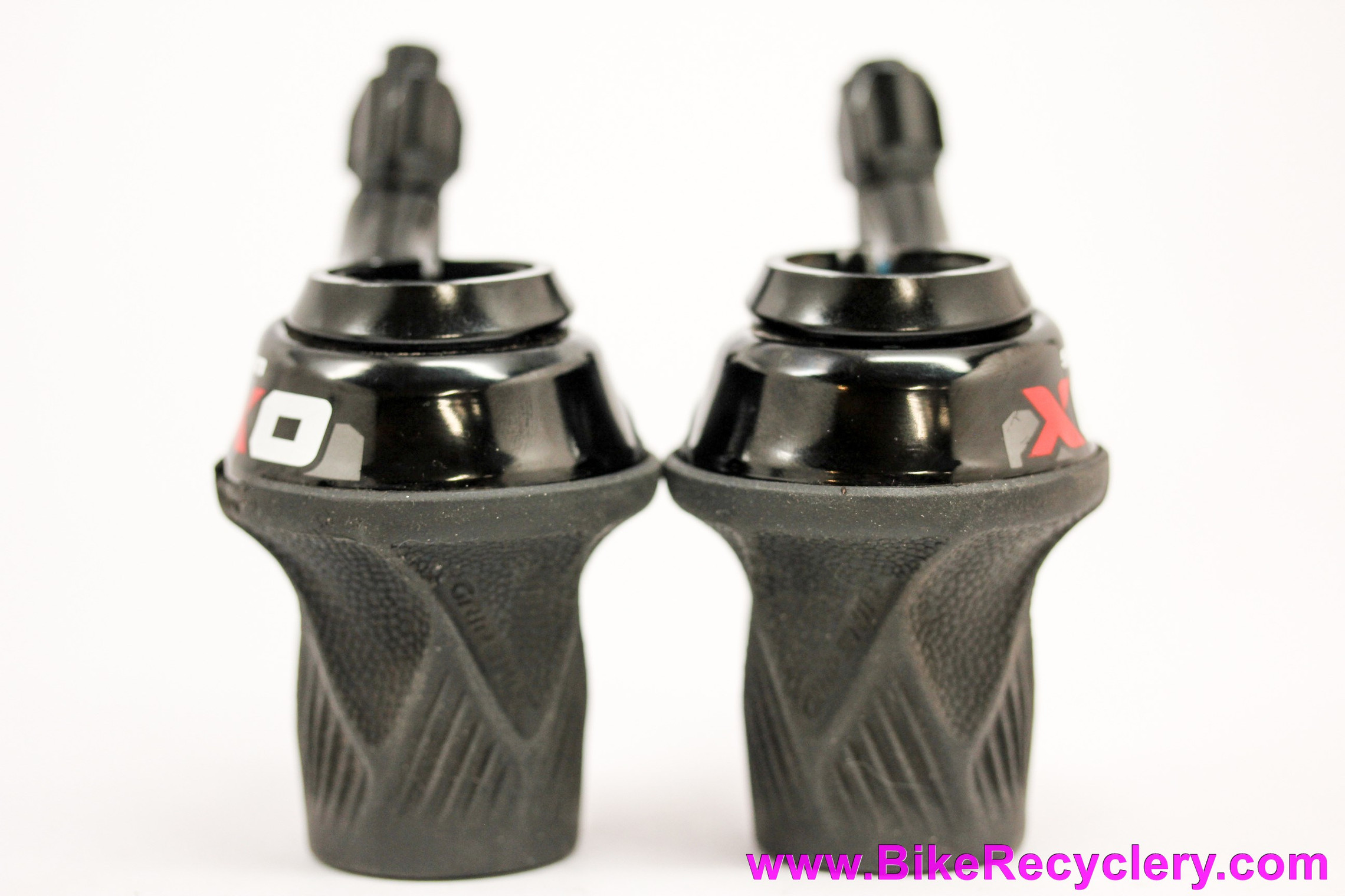 Sram Impugnature Unisex Lock-On Per Grip Shift, Nere Con Blocco Argento. Larghezza 100 Mm, Per Mountain Bike.