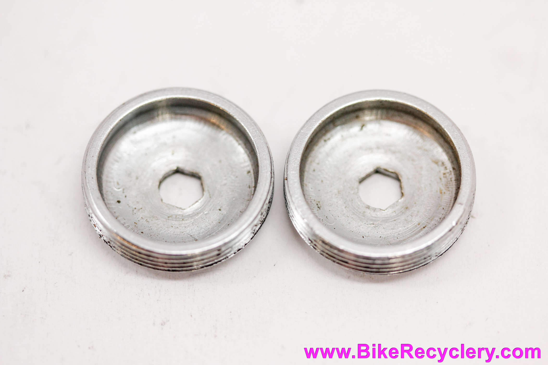 TA Crank Dust Caps: Chrome - Vintage Pro 5 Vis (Near Mint)