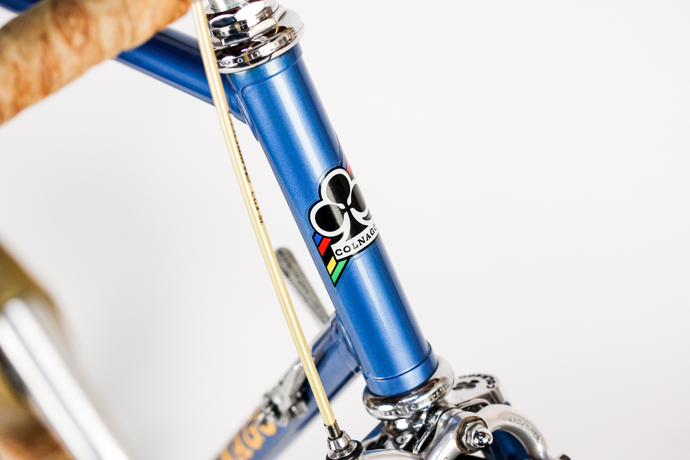 1976 Colnago Super Road Bike: Blue - - Bike Recyclery