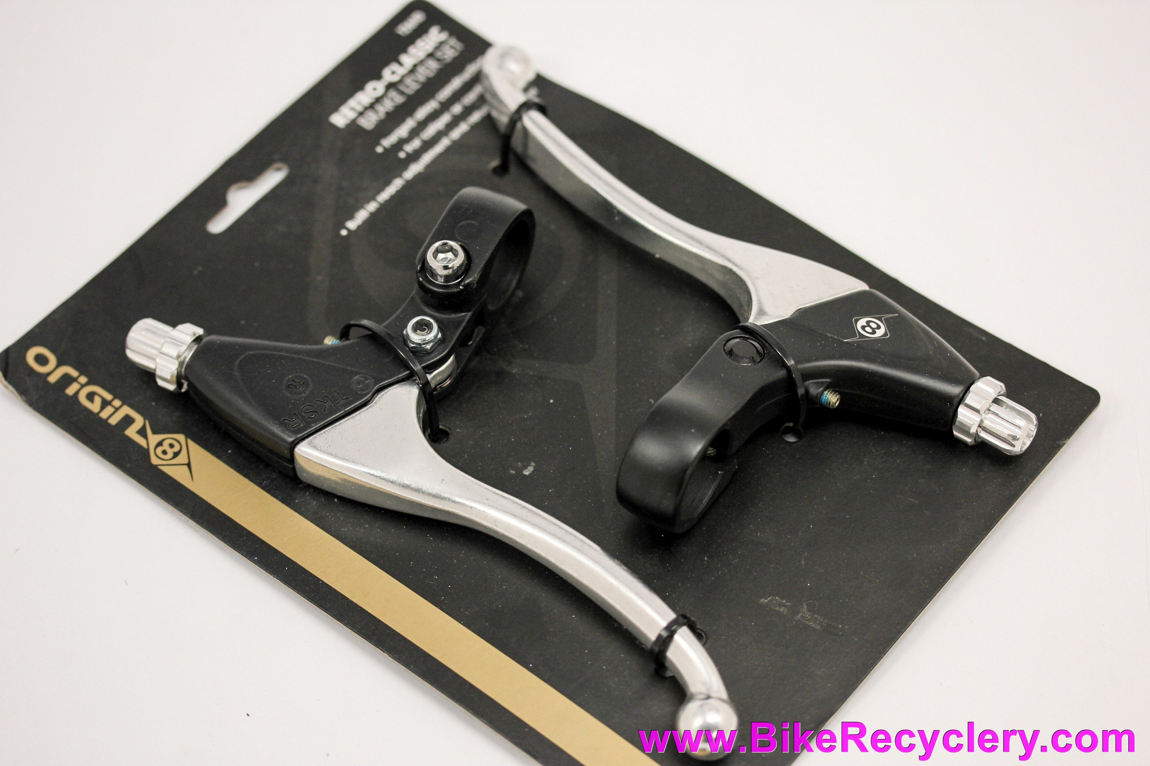 Origin8 Retro Classic Brake Levers 4Finger Moto Style For Early 1980