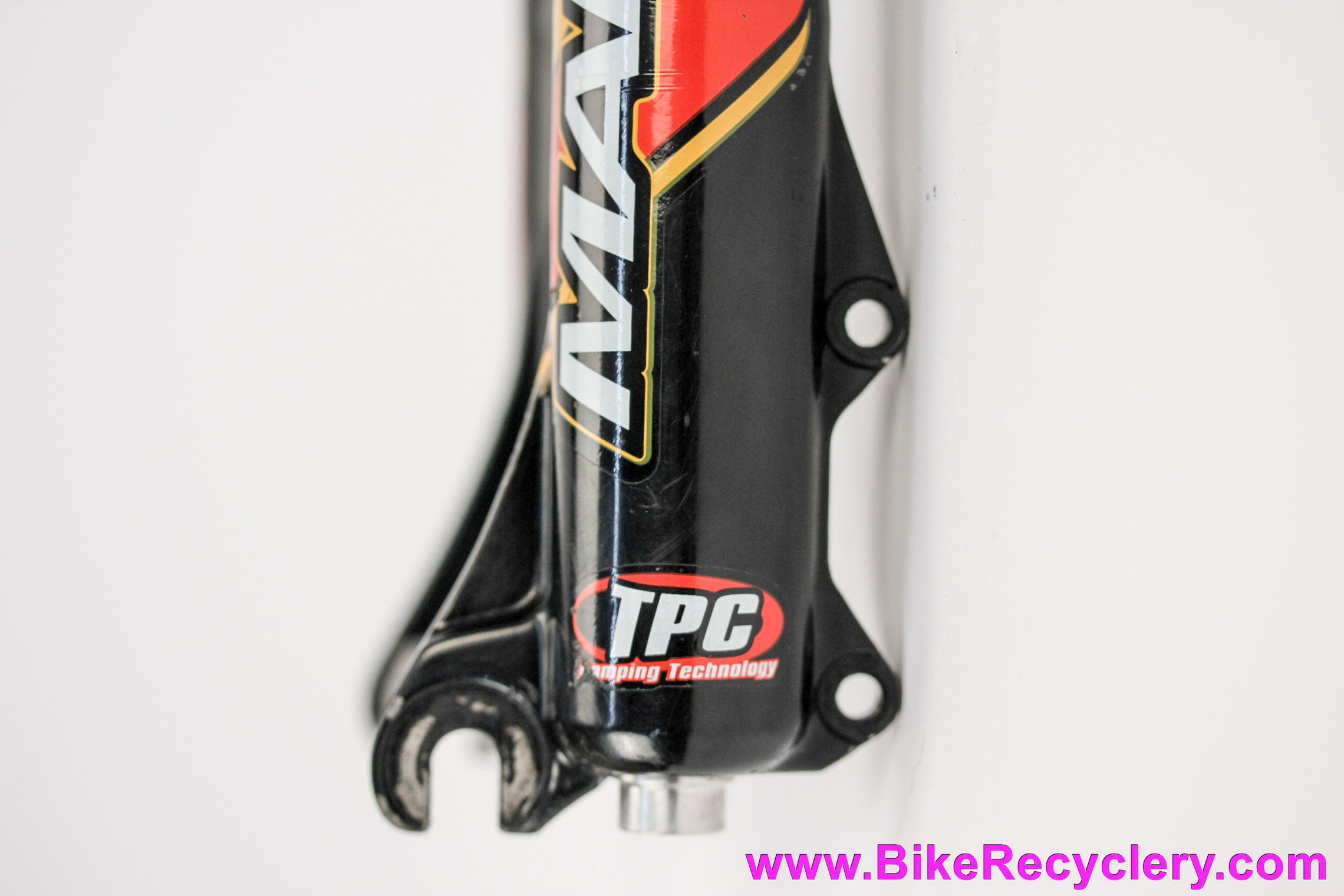 1998 Manitou X-Vert R Dual Crown DH Fork: TPC Damper - Black