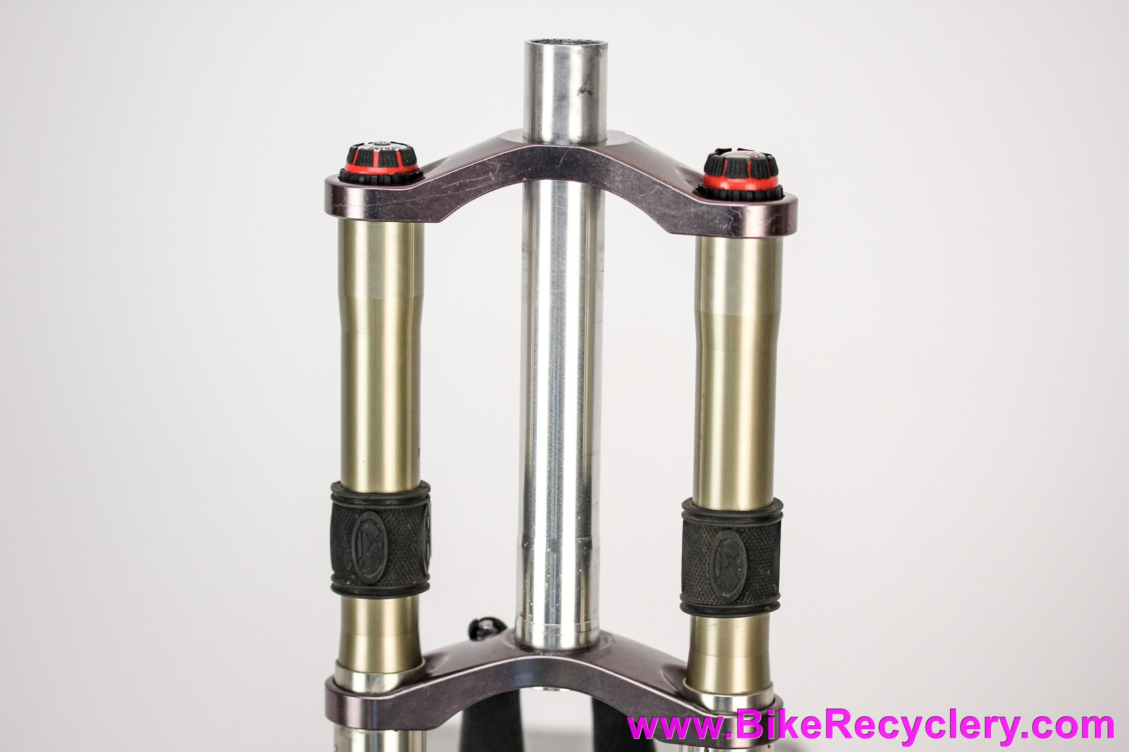 1998 Manitou X-Vert R Dual Crown DH Fork: TPC Damper - Black 