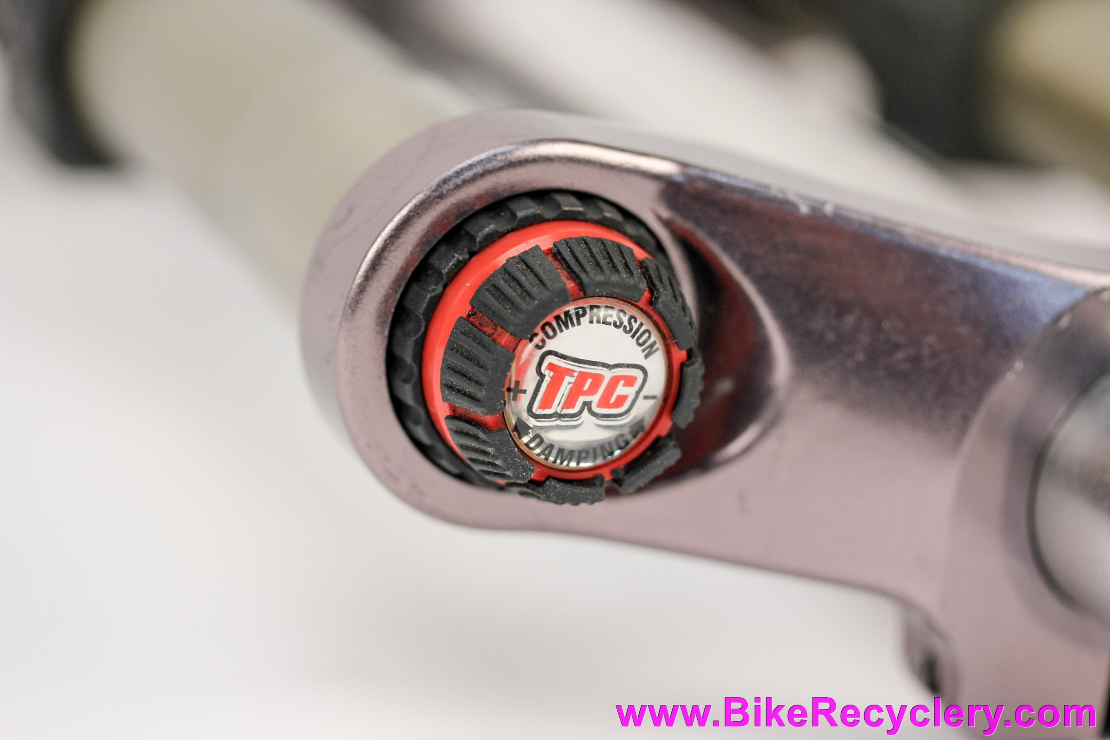 1998 Manitou X-Vert R Dual Crown DH Fork: TPC Damper - Black