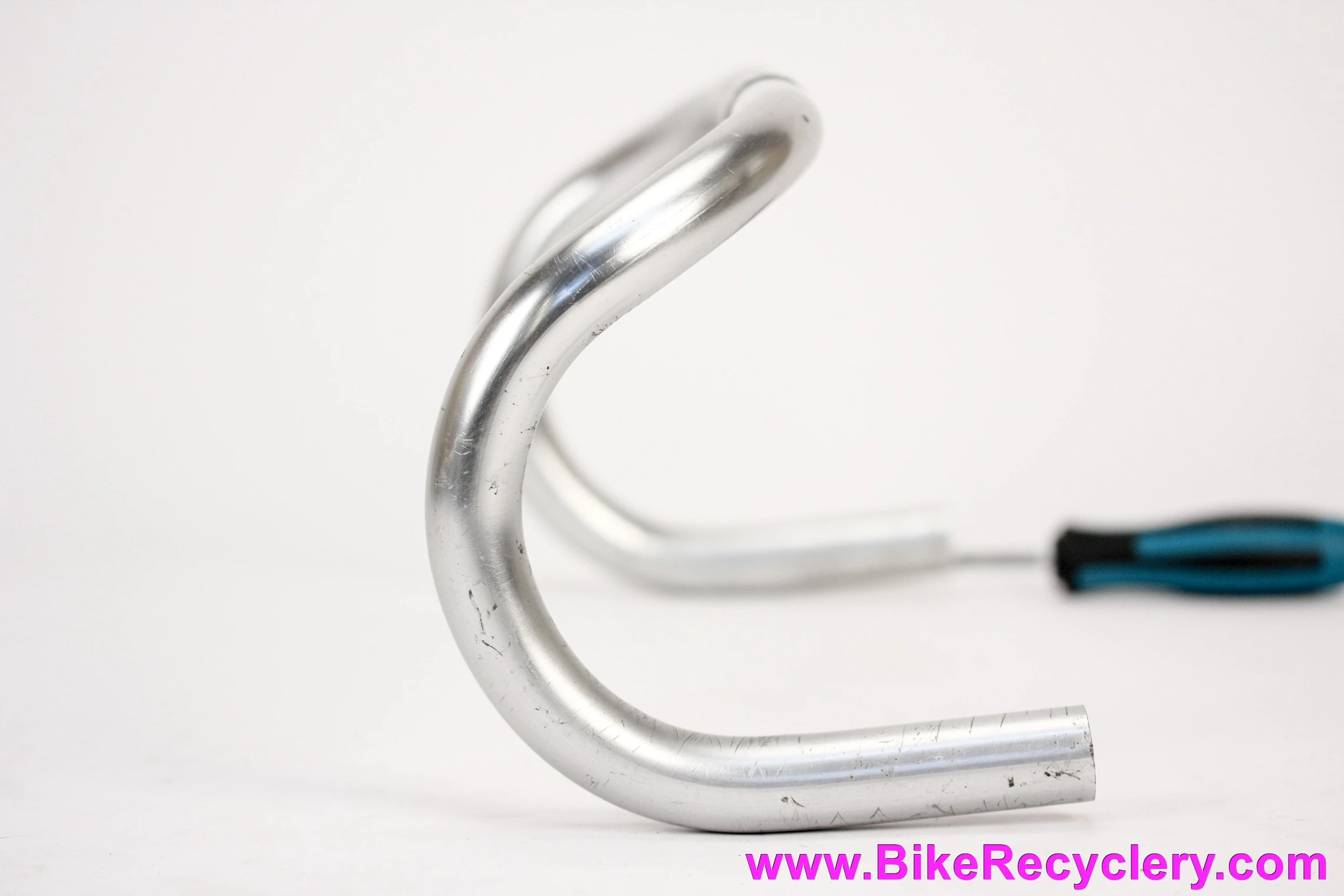 Guidoline De Vélo De Route Cinelli Campione Del Mondo 66 (années 80) - Argent, 44/46.5 Cm, ø26.4mm