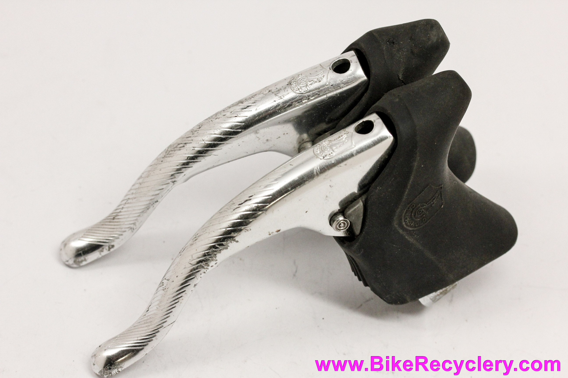 Campagnolo Athena BL-02AT Aero Brake Levers: Black Hoods Lever