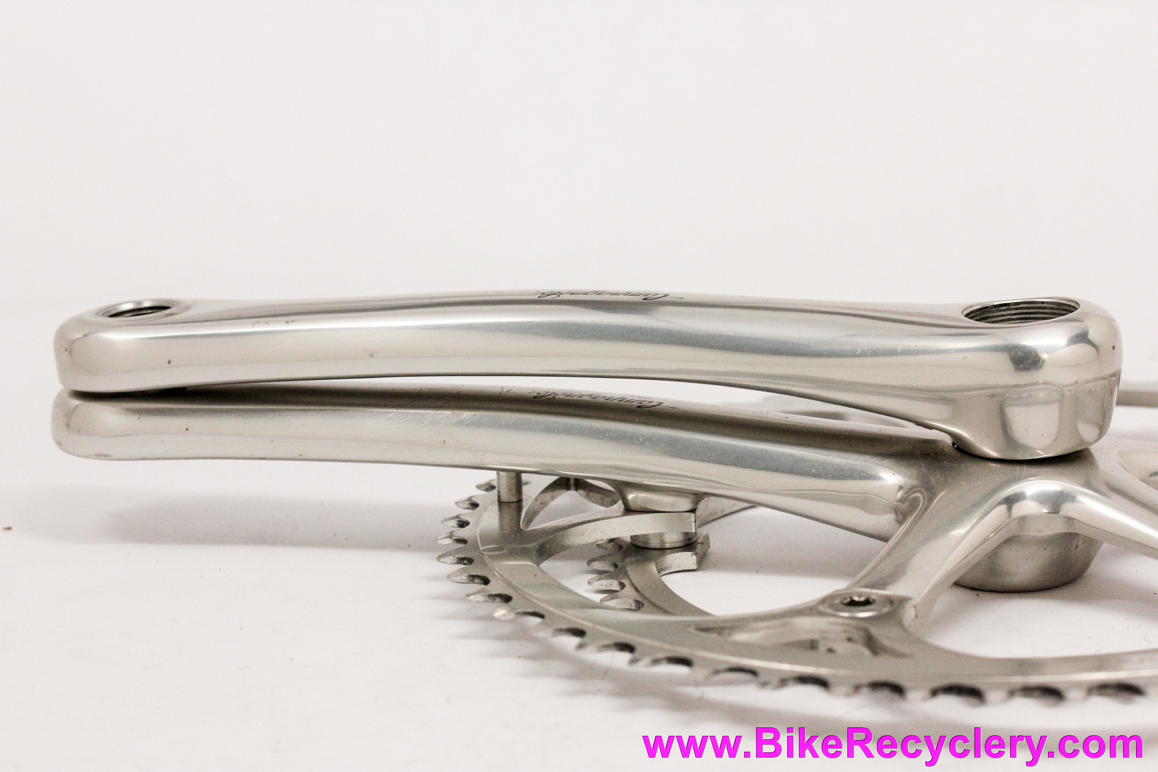 Campagnolo Record 9 Speed Crankset: 172.5mm - 53/39t - Alloy - Square Taper (Near Mint+ Low Miles)