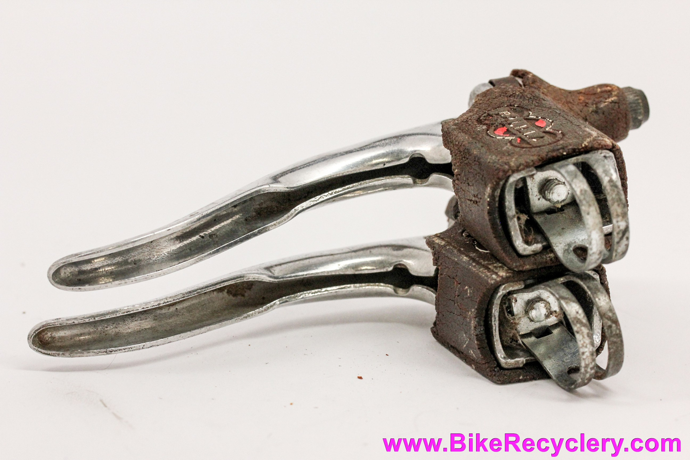 Balilla Tipo Corsa 62 Brake Levers Red Quick Releases Barrel