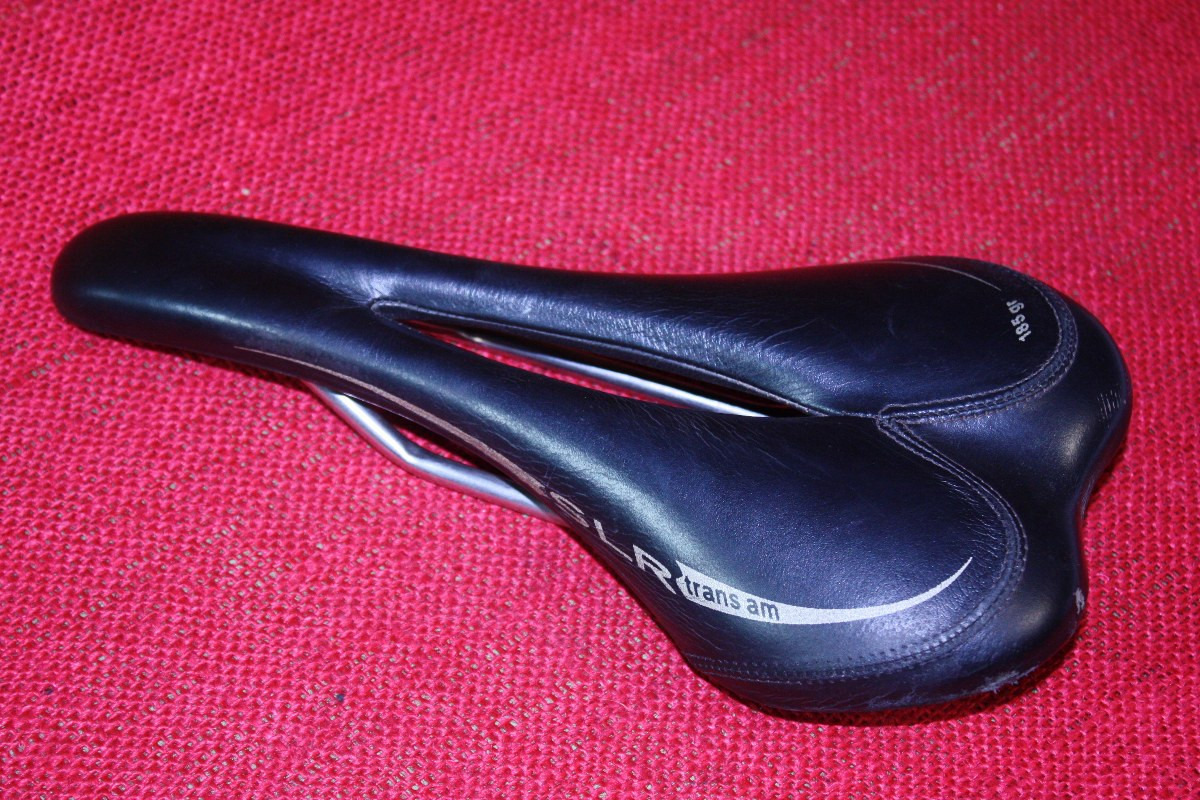Selle Italia Trans AM – Selle De Vélo Course – Cuir Et Titane – 150x275 Mm – Pour Pièces