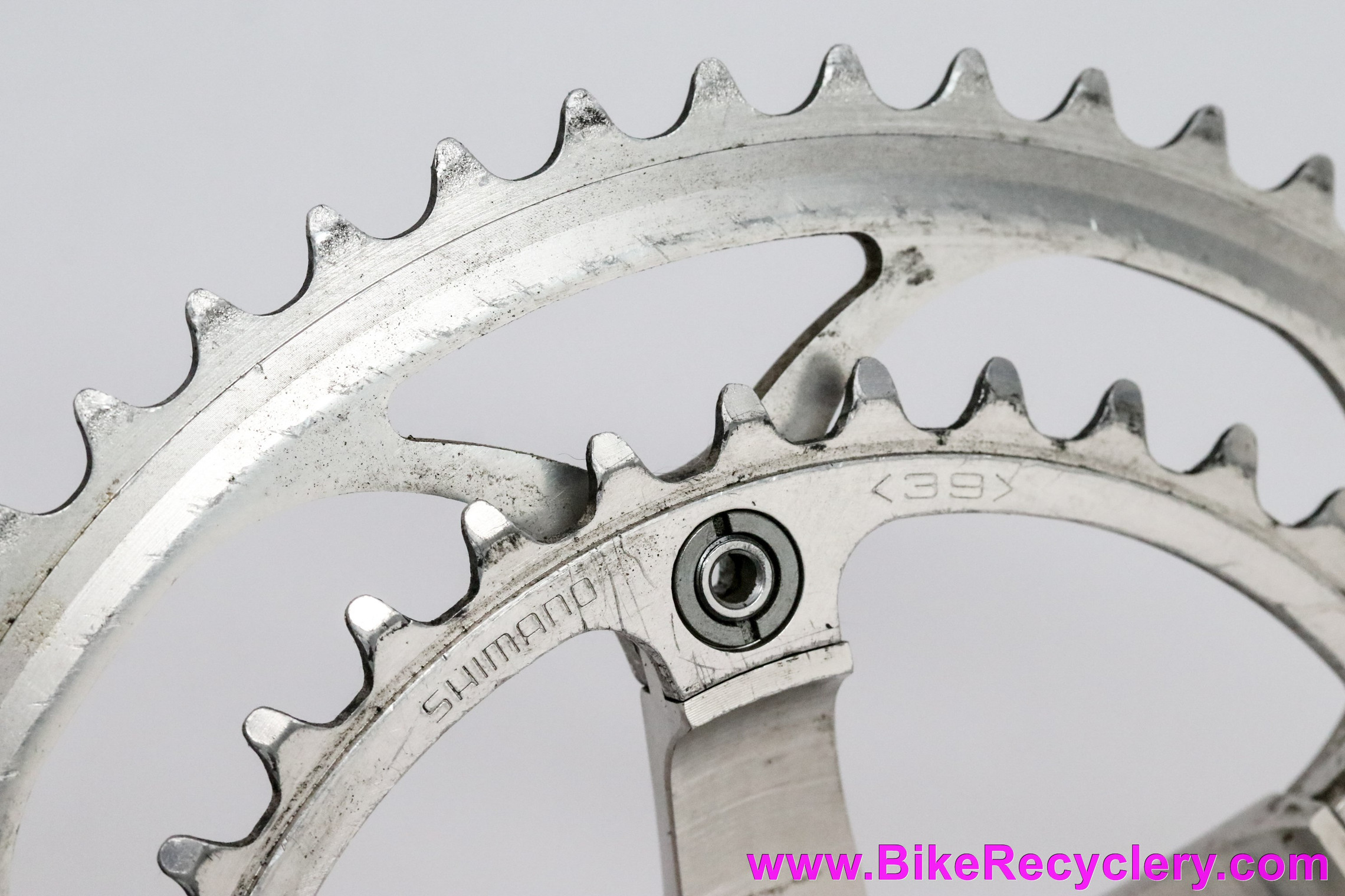 SHIMANO 600 FC-6400 クランクアーム 175mm Shimano 600/Ultegra FC-6400 Tri-Color Crankset: 172.5mm