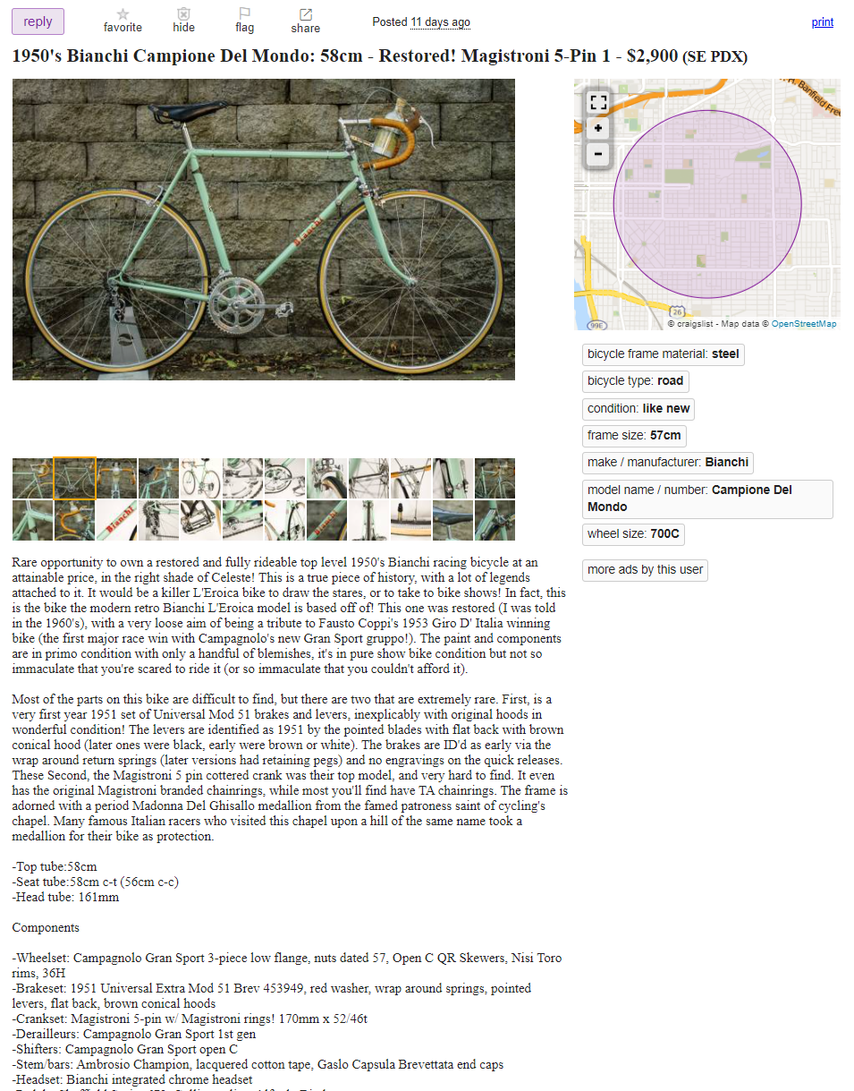 Copywriting Service For Selling Your Used Bike On Craigslist, Ebay, Facebook
