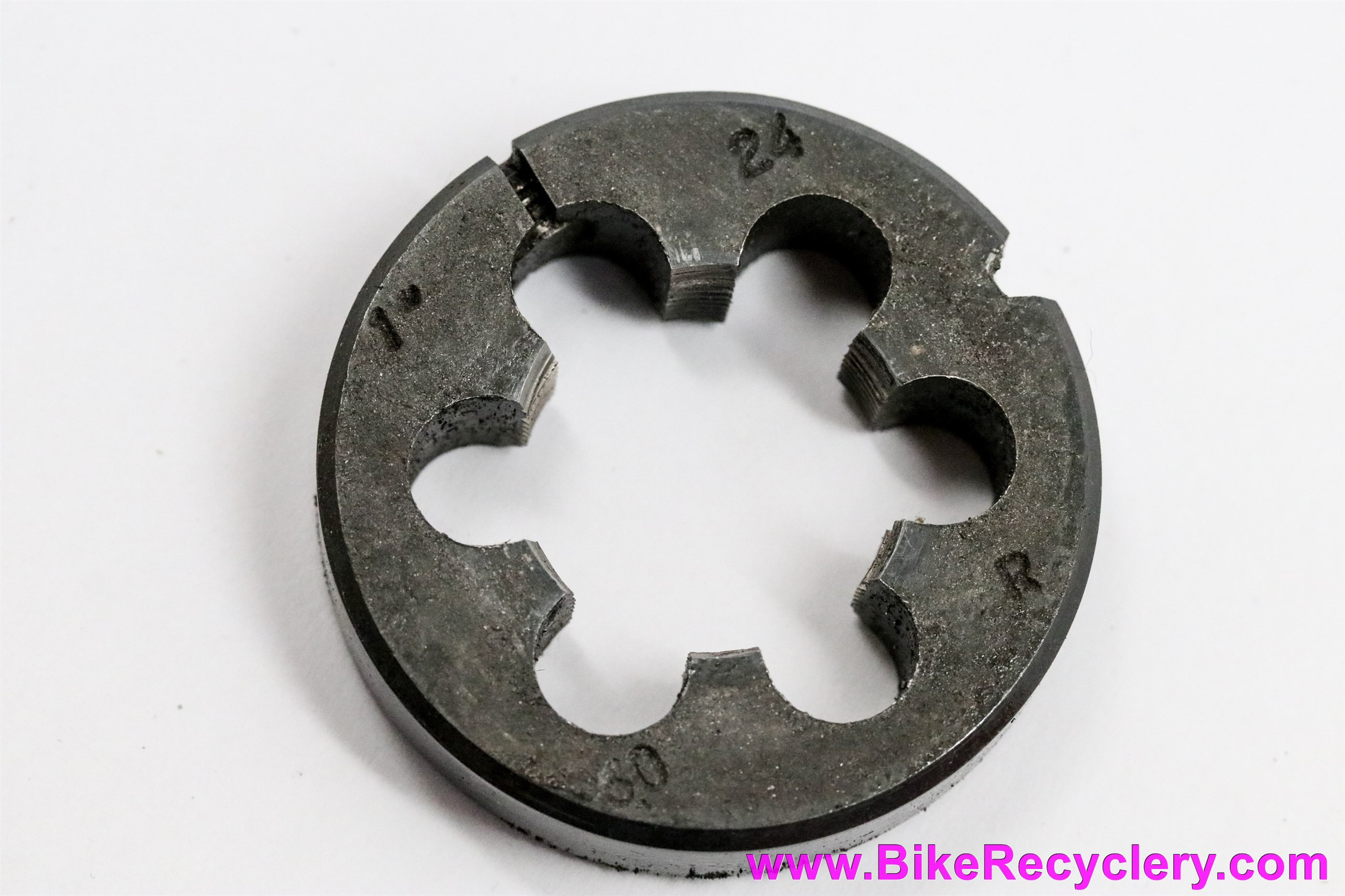 VAR 40/B Fork Steer Tube Threading Tool Set 1" x 24 English Die Blue Handles Early 2000's