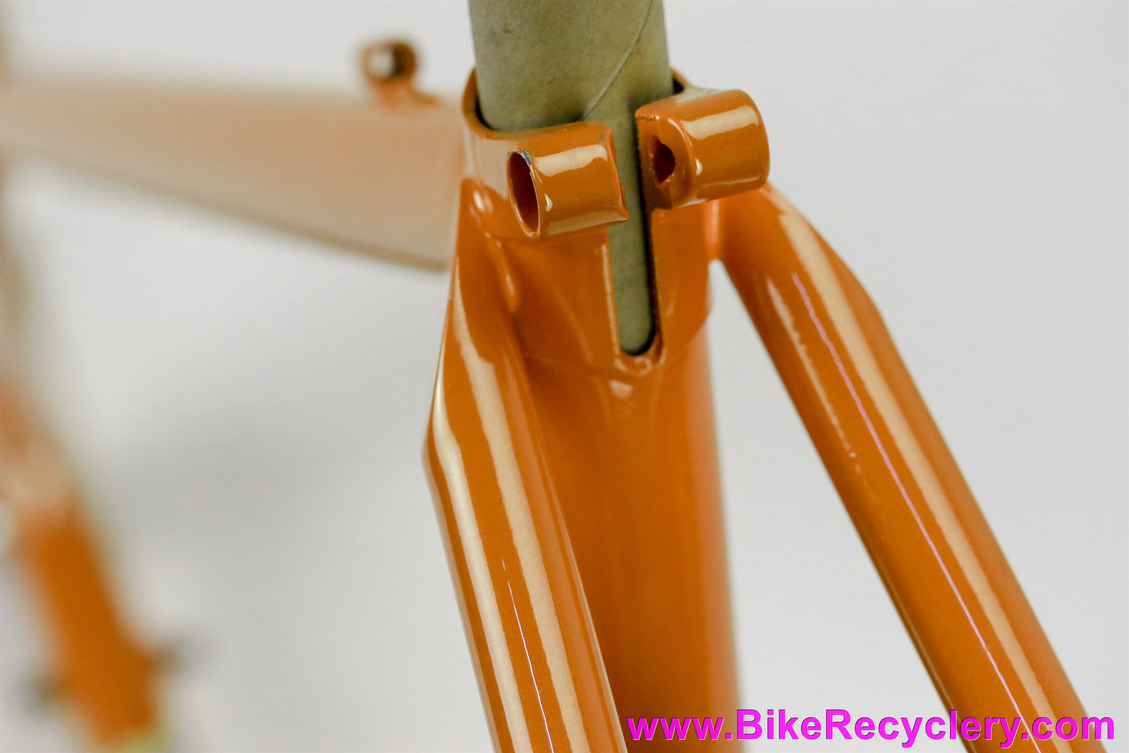 NIB/NOS 1993 Bridgestone XO-1 Frame & Fork: 55cm - Pumpkin Orange