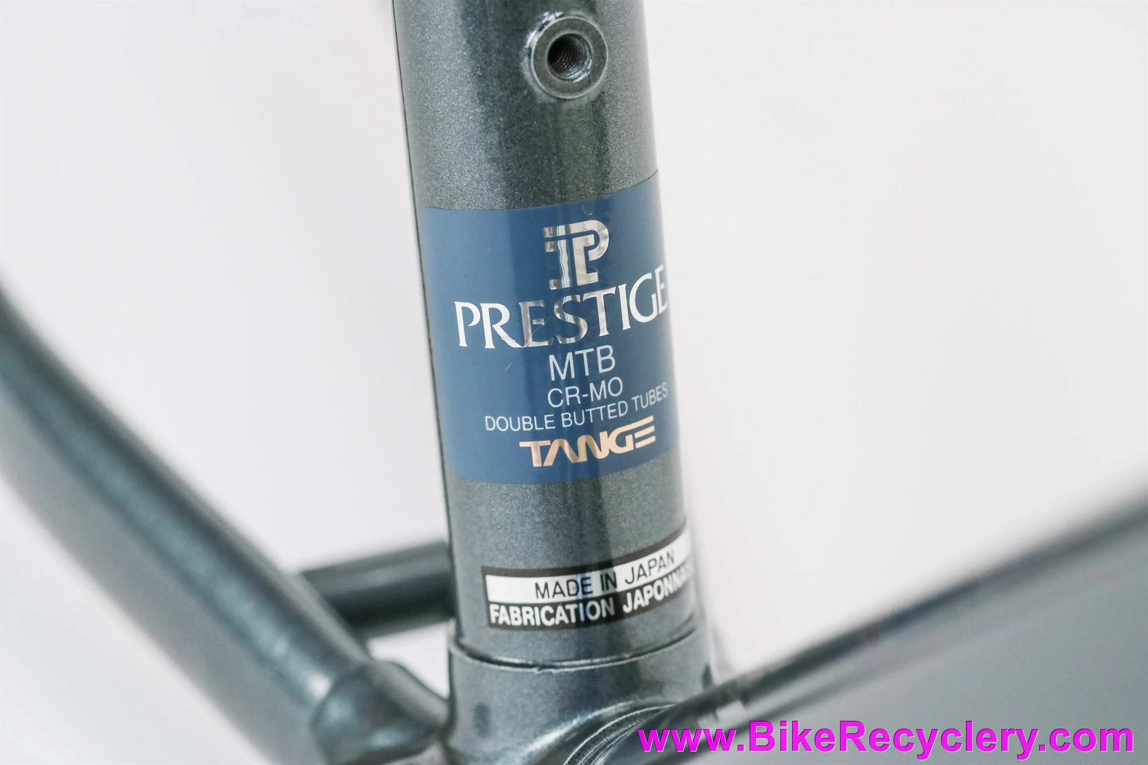 NIB/NOS 1994 Bridgestone MB-1 Frame & Fork: 52cm (Large) - Ritchey Biplane Fork - Tange Prestige - Salesman's Sample In Bridgestone Box (Never Built!)