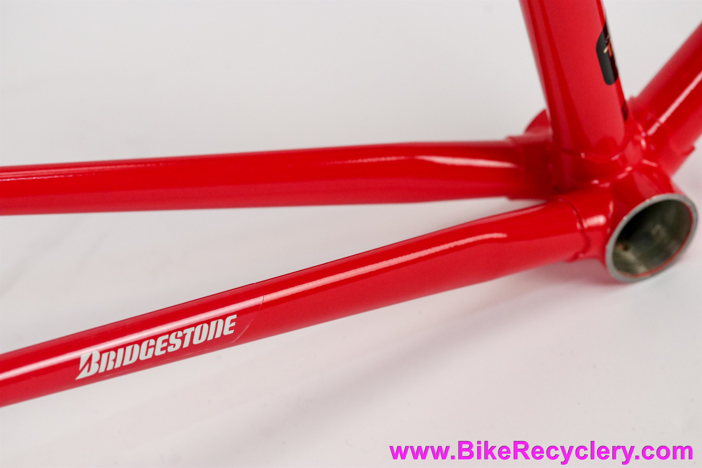 NIB/NOS 1994 Bridgestone RB-1 Frame & Fork: 57.5cm - Biplane Fork - Red (Never Built!)