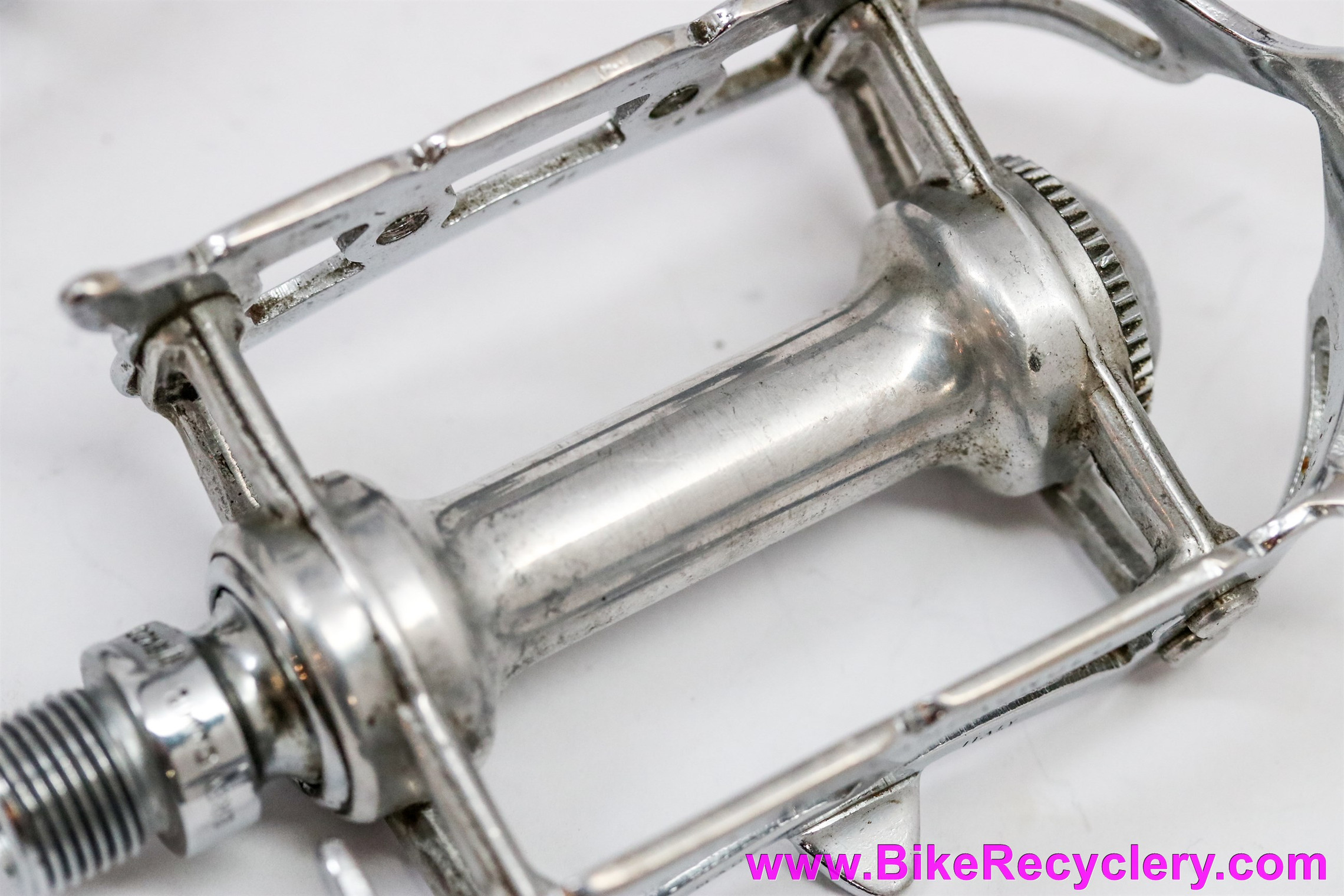 Pédales Campagnolo Record 1037 Vintage – Pour Vélo De Route/piste Années 70 – Argent