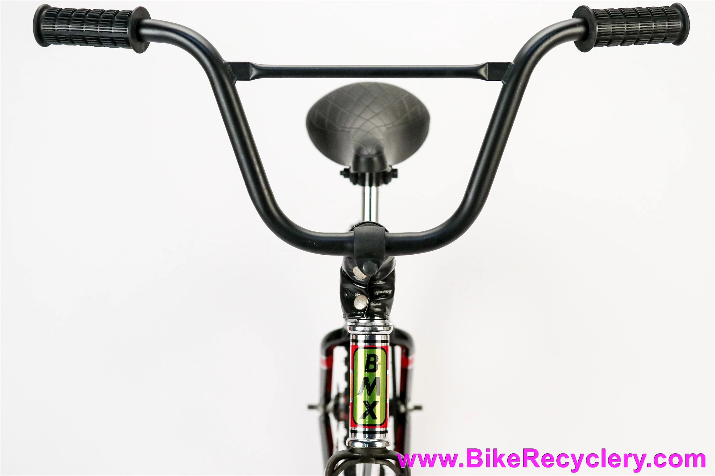 1978 Mongoose Motomag BMX: Skyway Tuff Wheel 1 - Ashtabula Fork -Black - Restored
