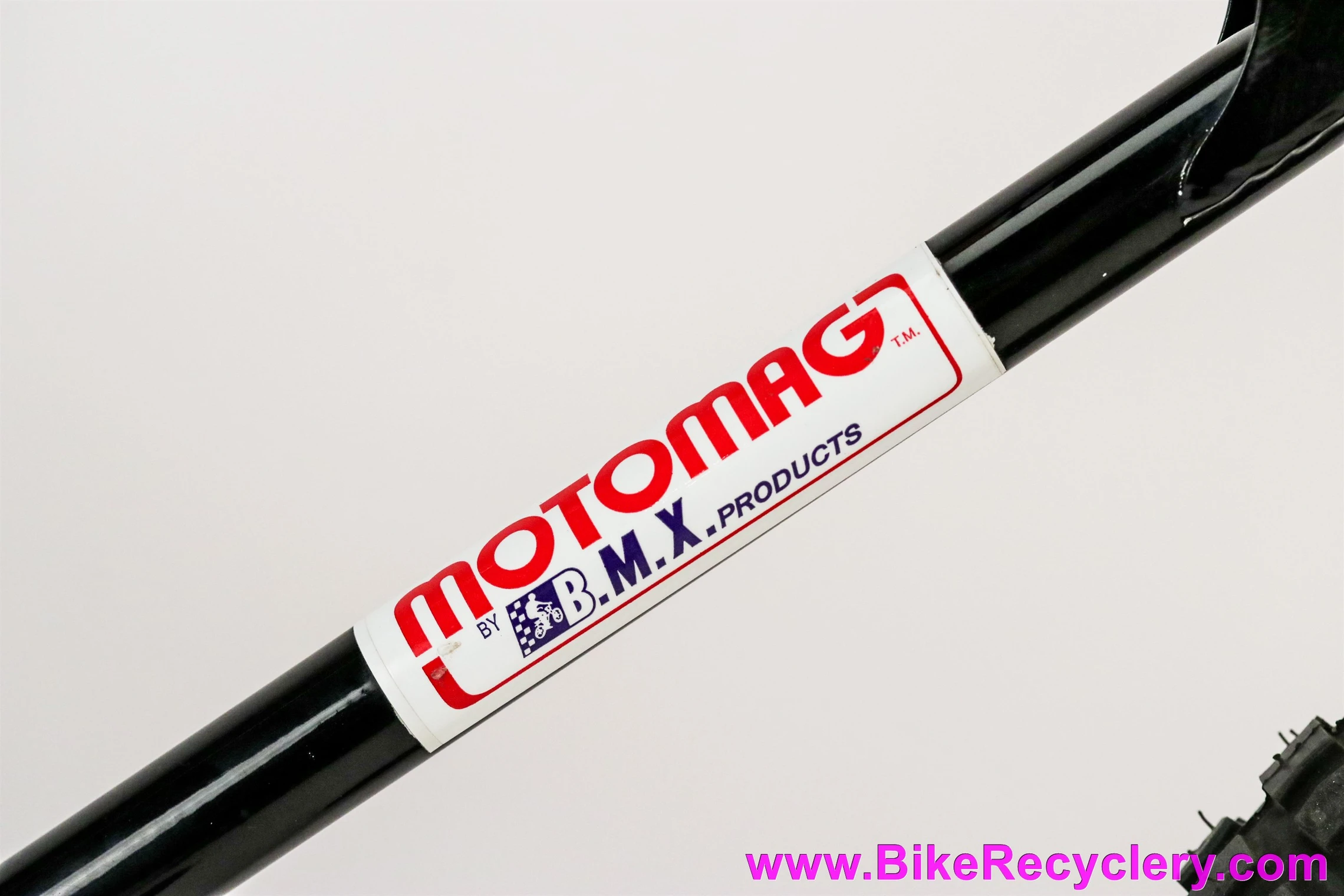 1978 Mongoose Motomag BMX: Skyway Tuff Wheel 1 - Ashtabula Fork -Black - Restored