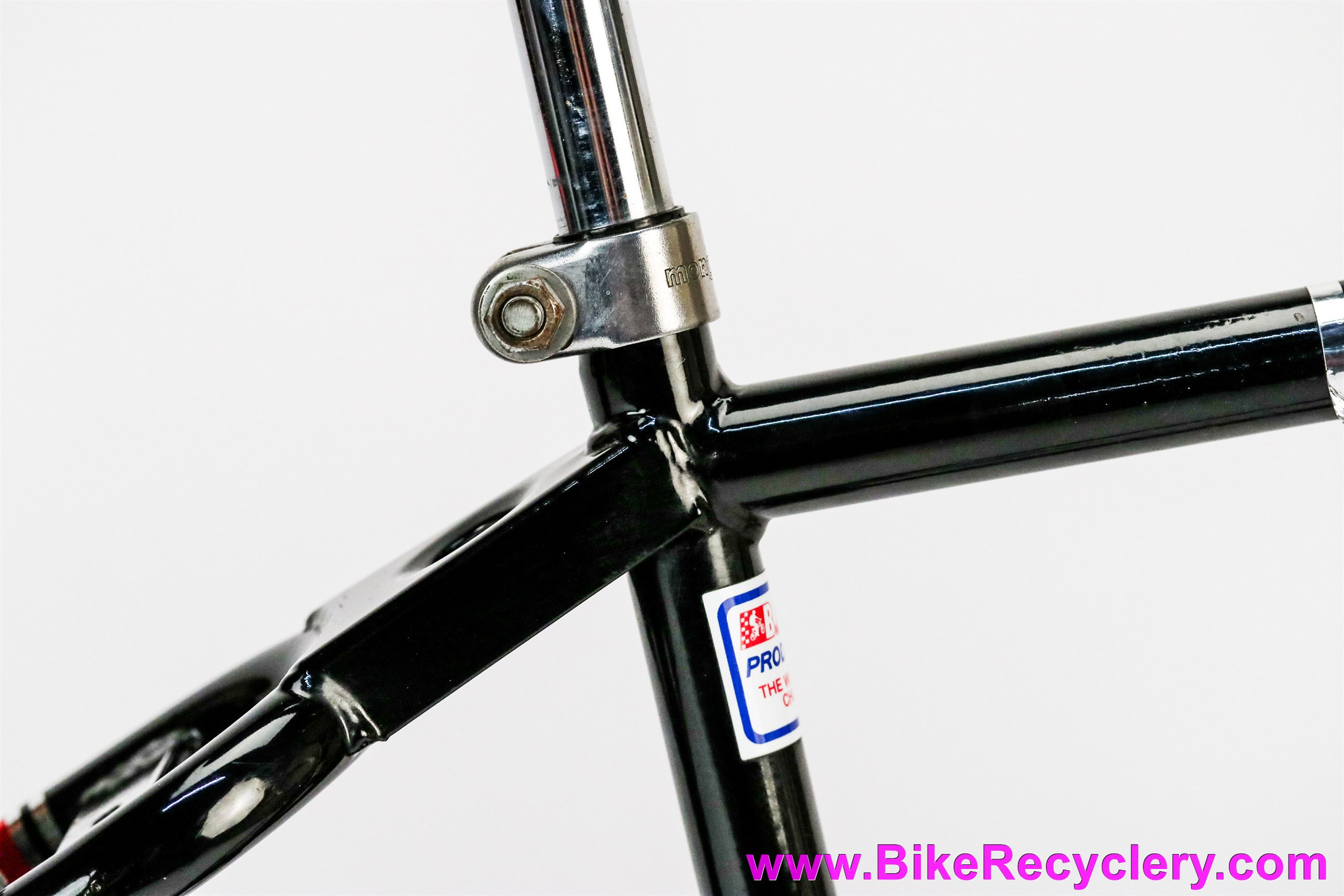 1978 Mongoose Motomag BMX: Skyway Tuff Wheel 1 - Ashtabula Fork -Black - Restored