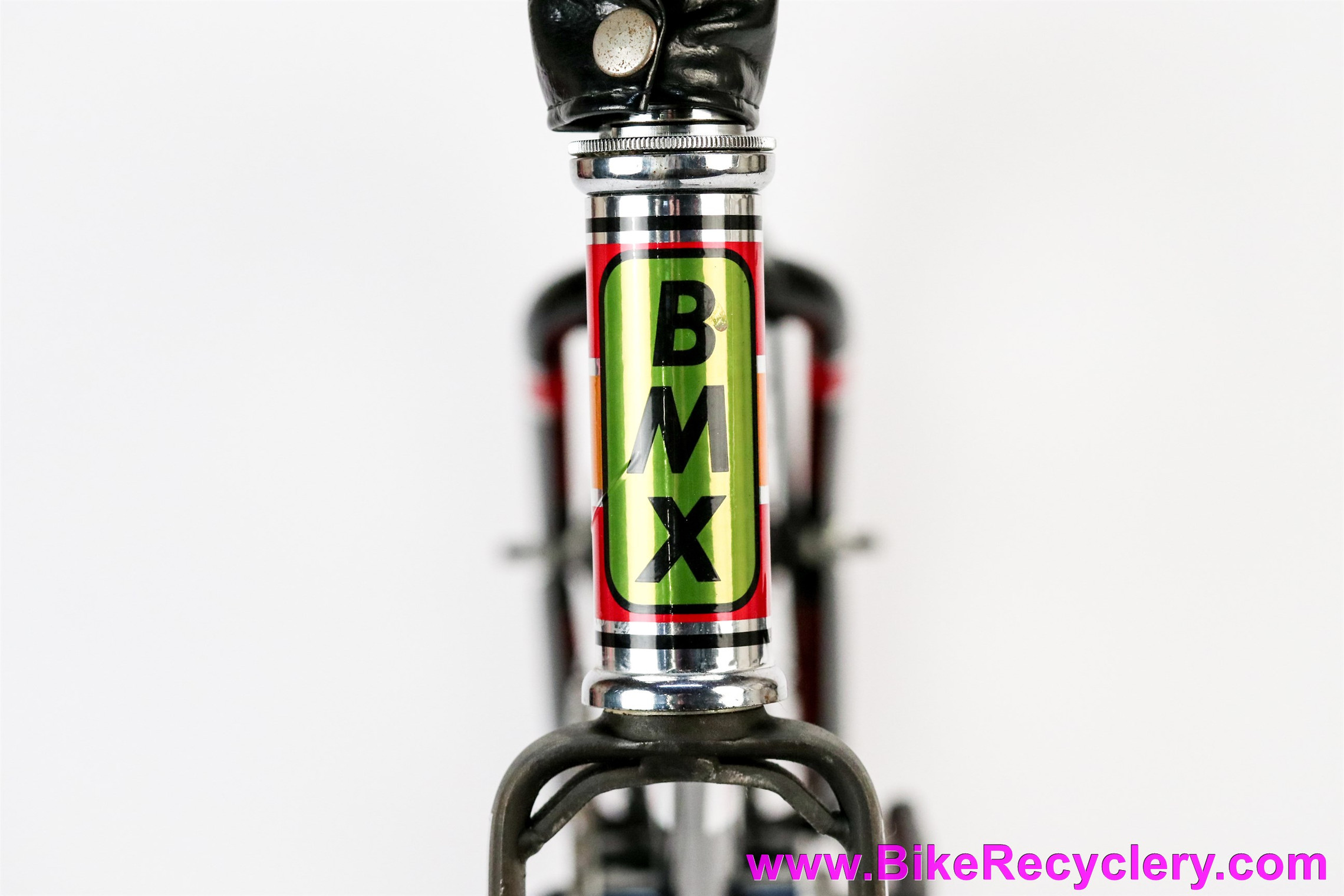 1978 Mongoose Motomag BMX: Skyway Tuff Wheel 1 - Ashtabula Fork -Black - Restored