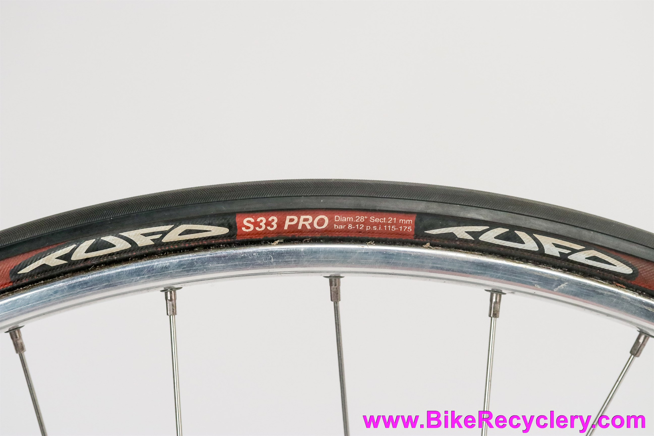 Araya 16B Gold NJS Rims on Dura Ace 7600 Hubs: Track Wheelset 