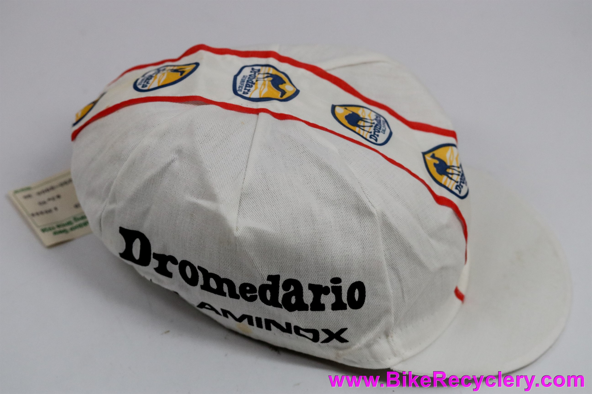 NOS Team Dromedario Cycling Cap: 1980's 