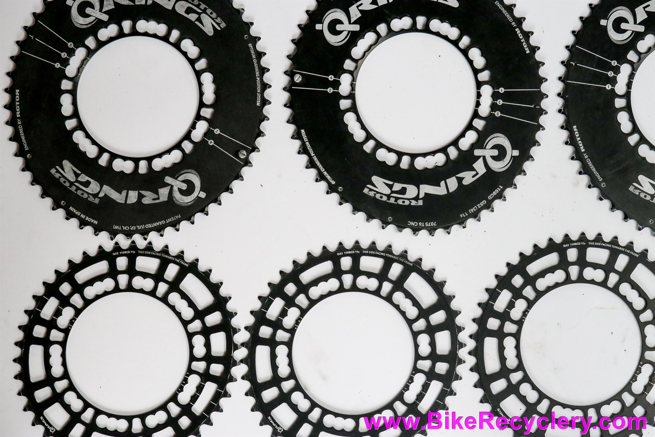 Rotor Q-Rings 110mm Road/CX Chainring Lot: 15pc - 11s - Oval