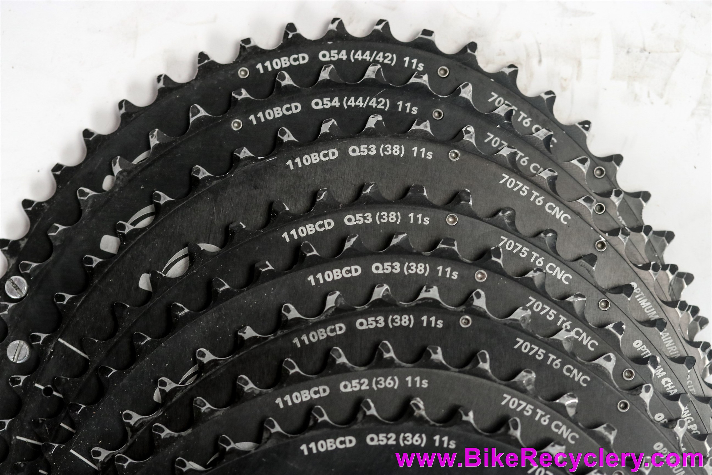 Rotor Q-Rings 110mm Road/CX Chainring Lot: 15pc - 11s - Oval