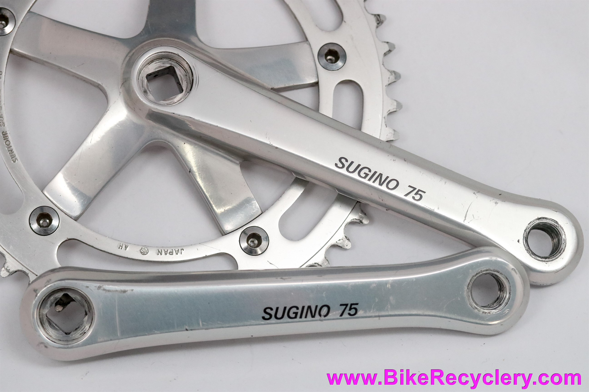 Sugino 75 NJS Track/Pista Crankset: 165mm x 48t Superbe x 144mm 