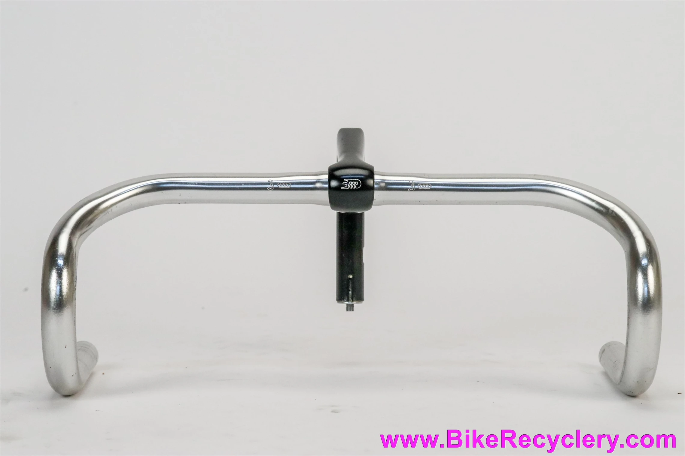 3ttt Aero Handlebars & Stem: Flat Tops - Odd Logo - 42cm x 100mm 