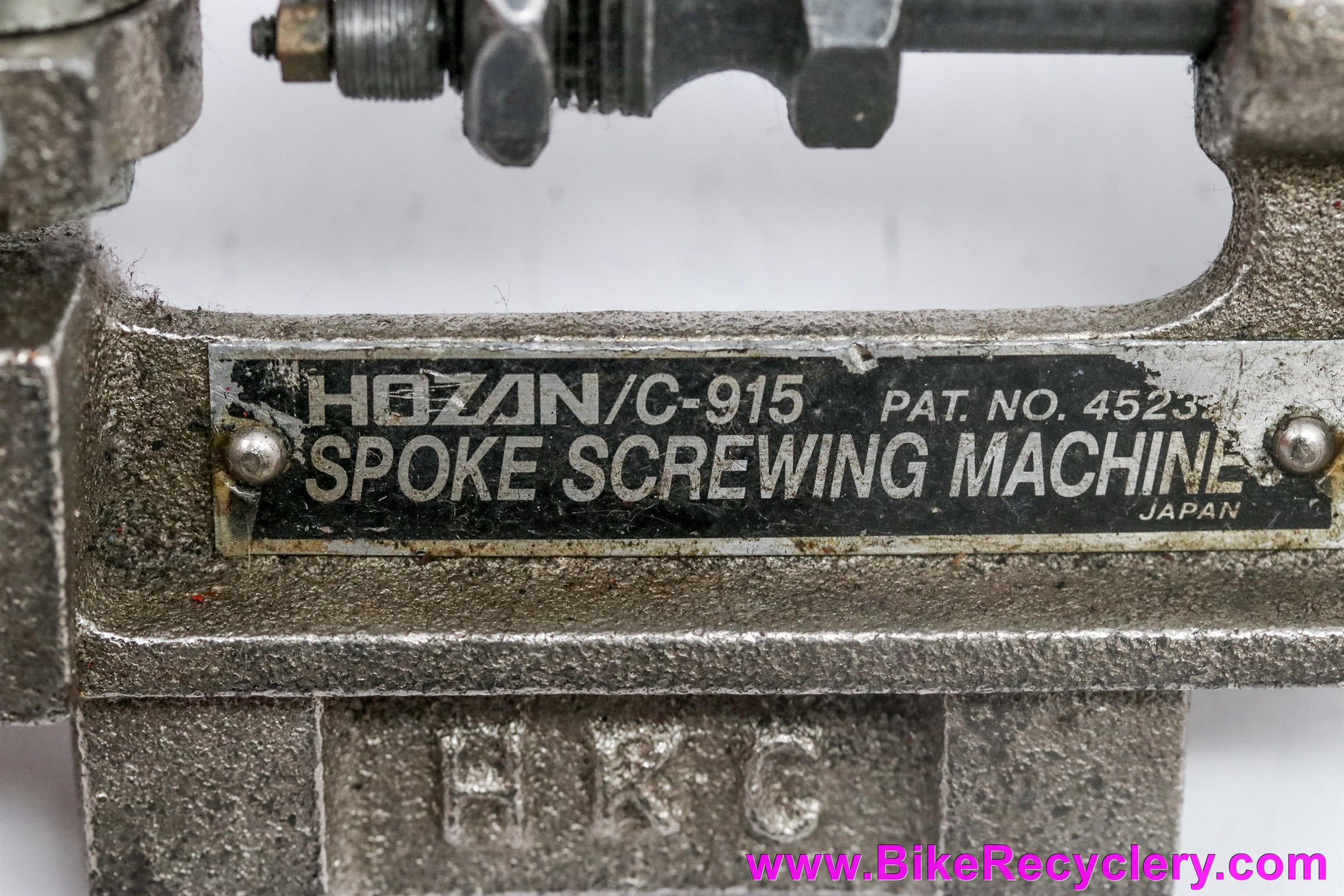 Hozan C915 Spoke Threading / Chasing Machine Includes Head/Die (MINT) Bike Recyclery