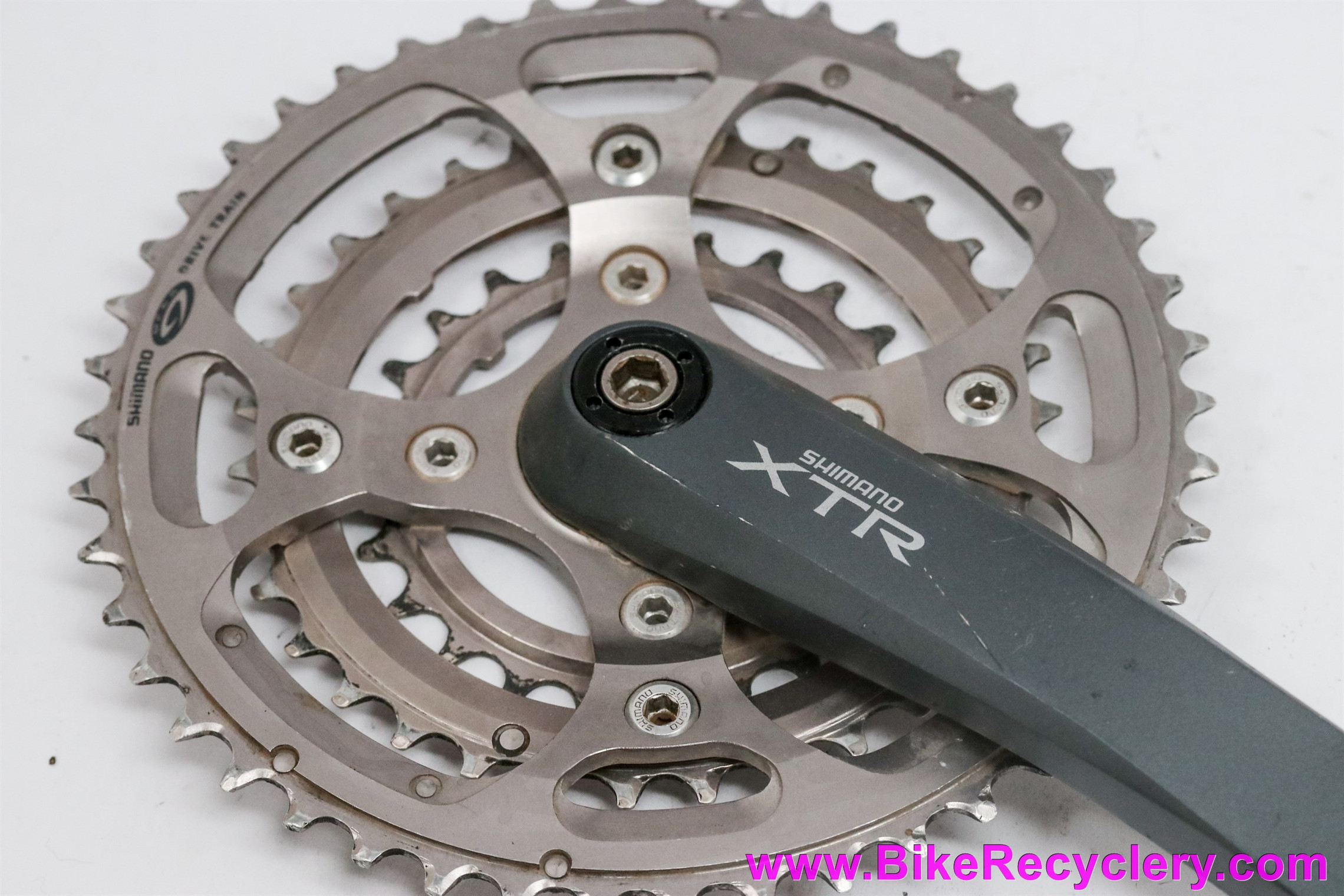 Shimano XTR FC-M952 Crankset: 175mm x 46/34/24T - Bike Recyclery