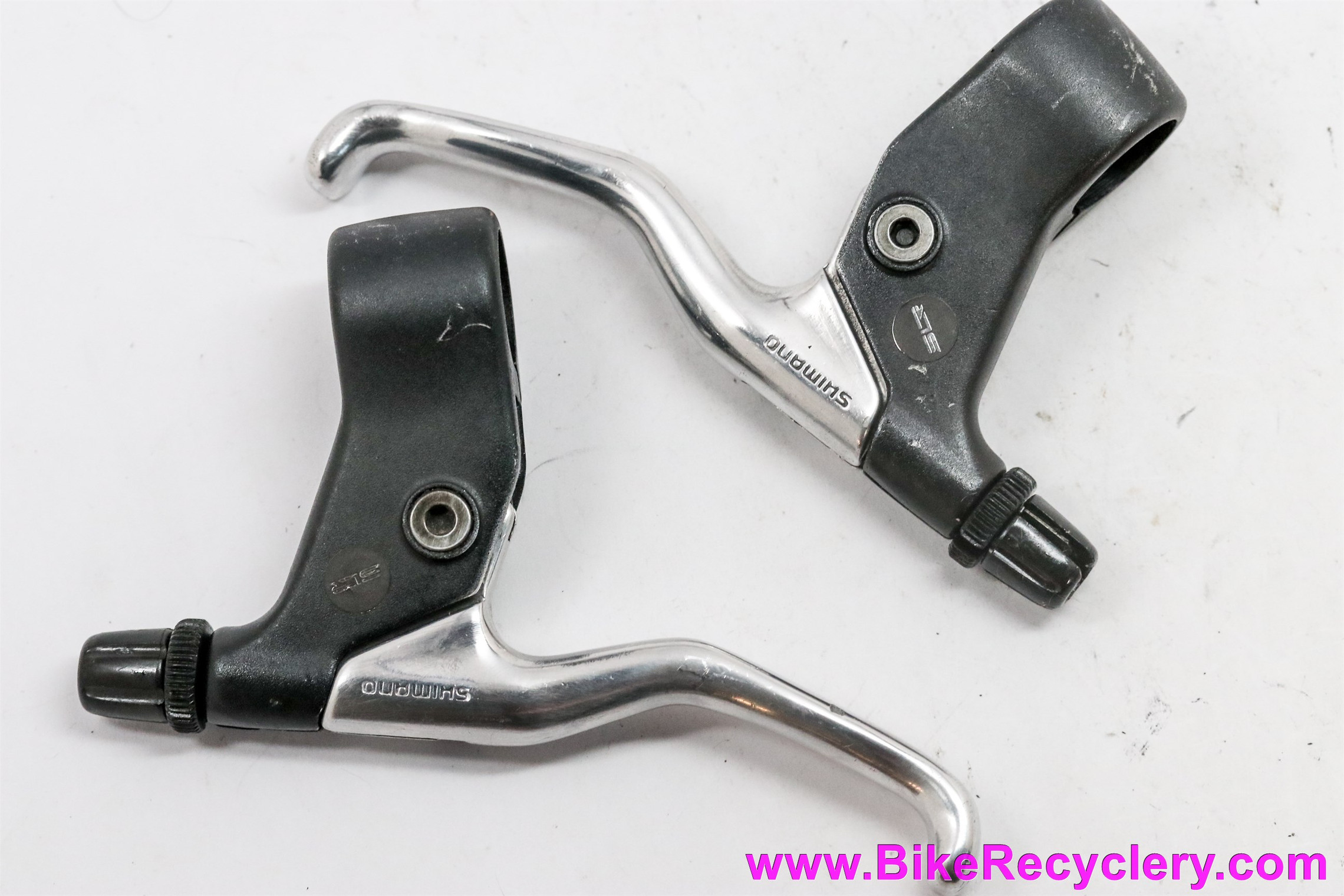 Shimano Deore BL-MT63 Cantilever Brake Levers: Silver/Black (EXC+)