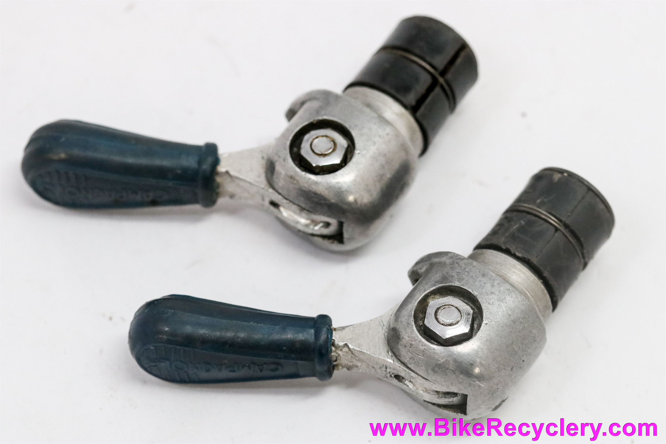 Campagnolo Nuovo Record / GS Bar End Shifters: #1012/1013 - Blue Covers ...