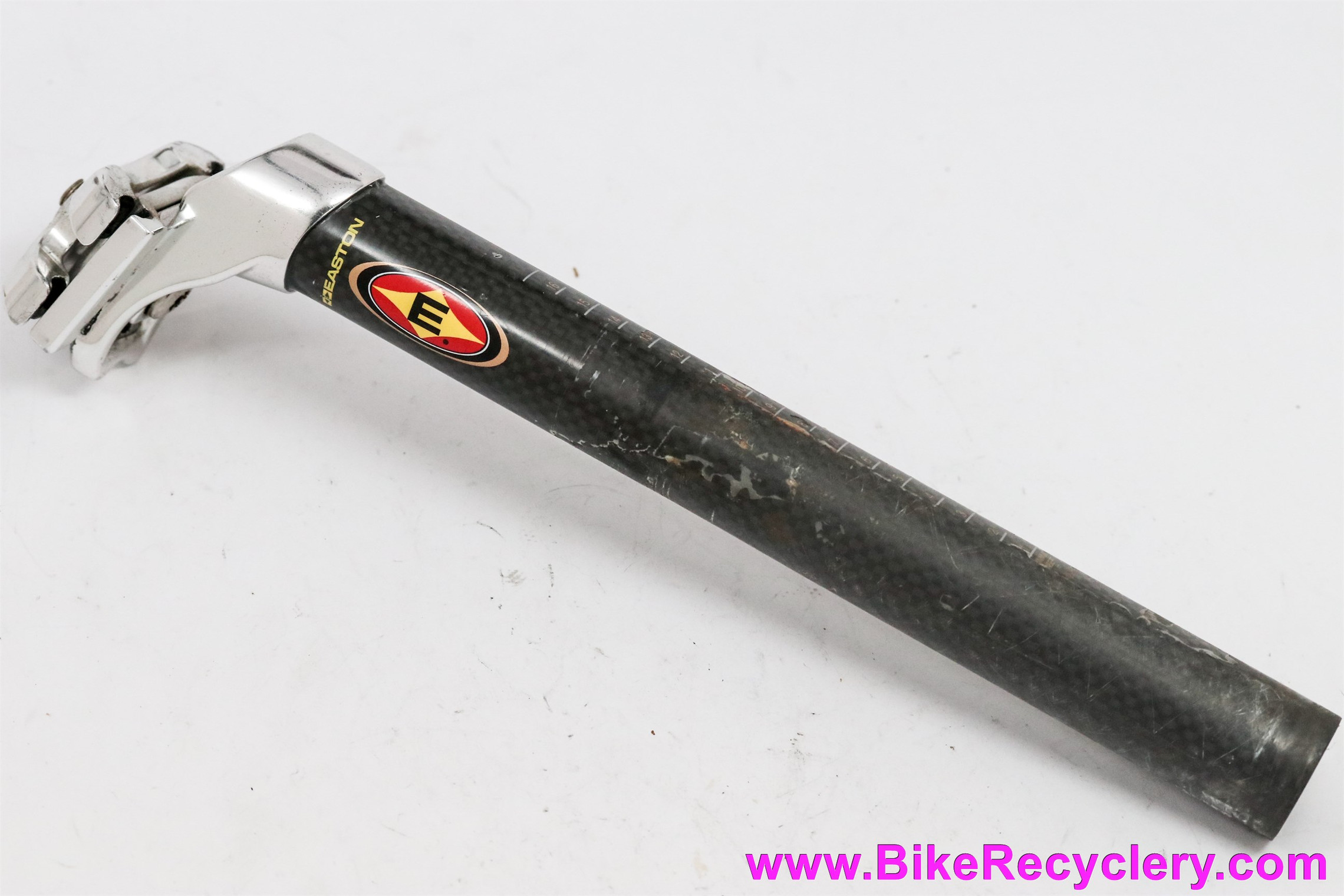 Easton EC70 Carbon Seatpost: 27.2mm - Black - Setback - Bike Recyclery