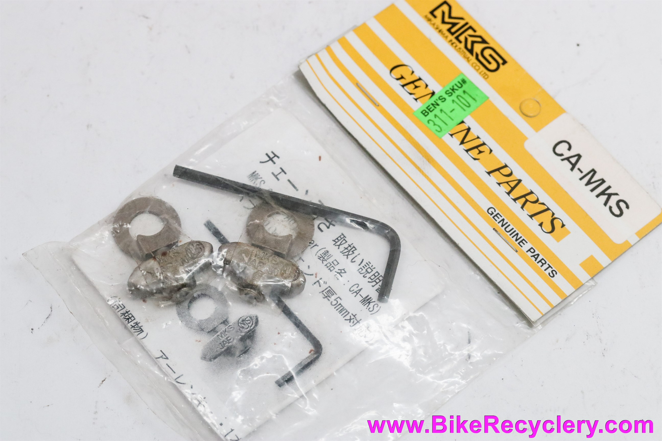MKS NJS Chain Tensioners 5mm Dropout (Pair, NEW) Bike Recyclery