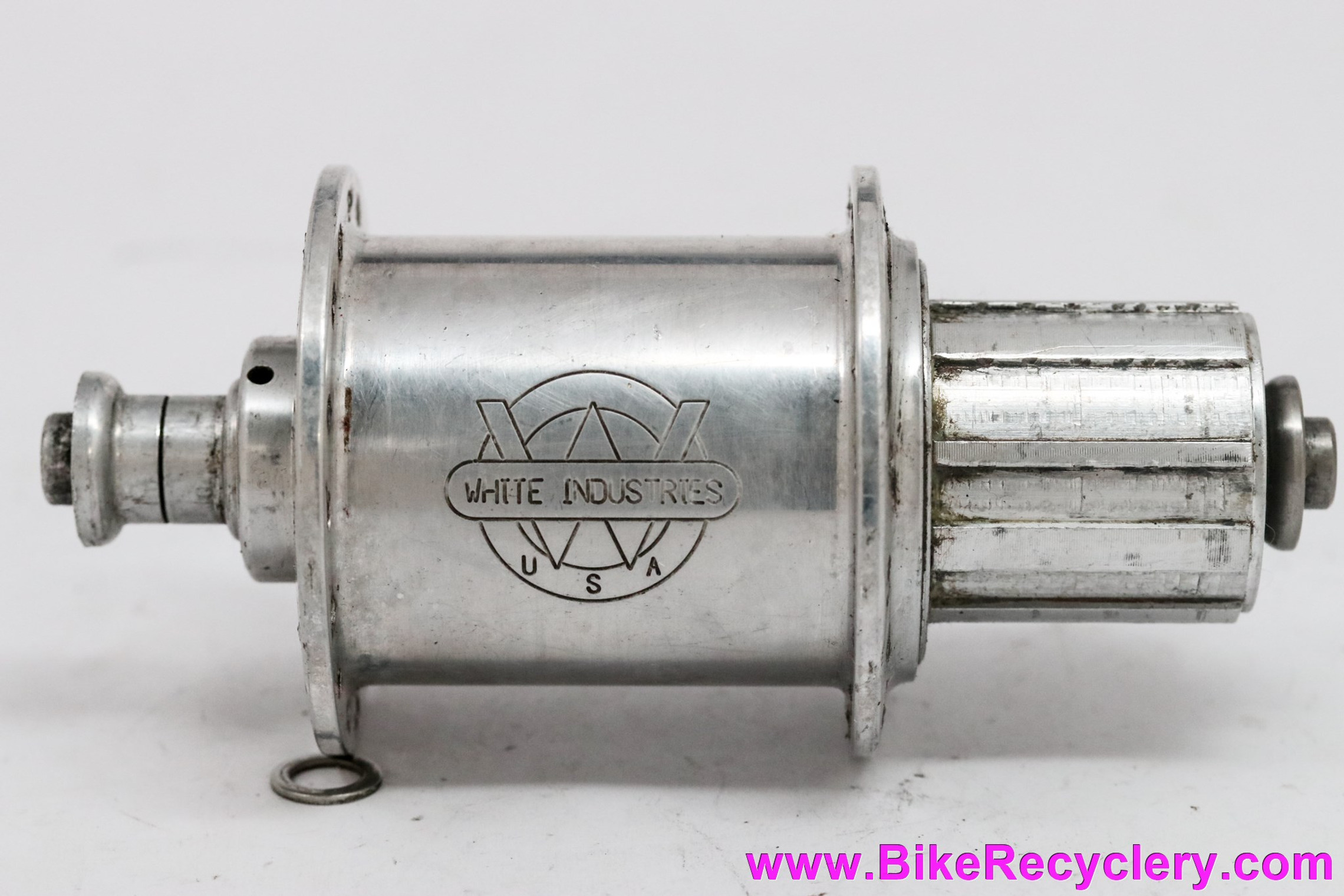 White Industries Rear Hub: Vintage 1990's - 32H x 130mm - 8/9s (EXC Perfect  Bearings)