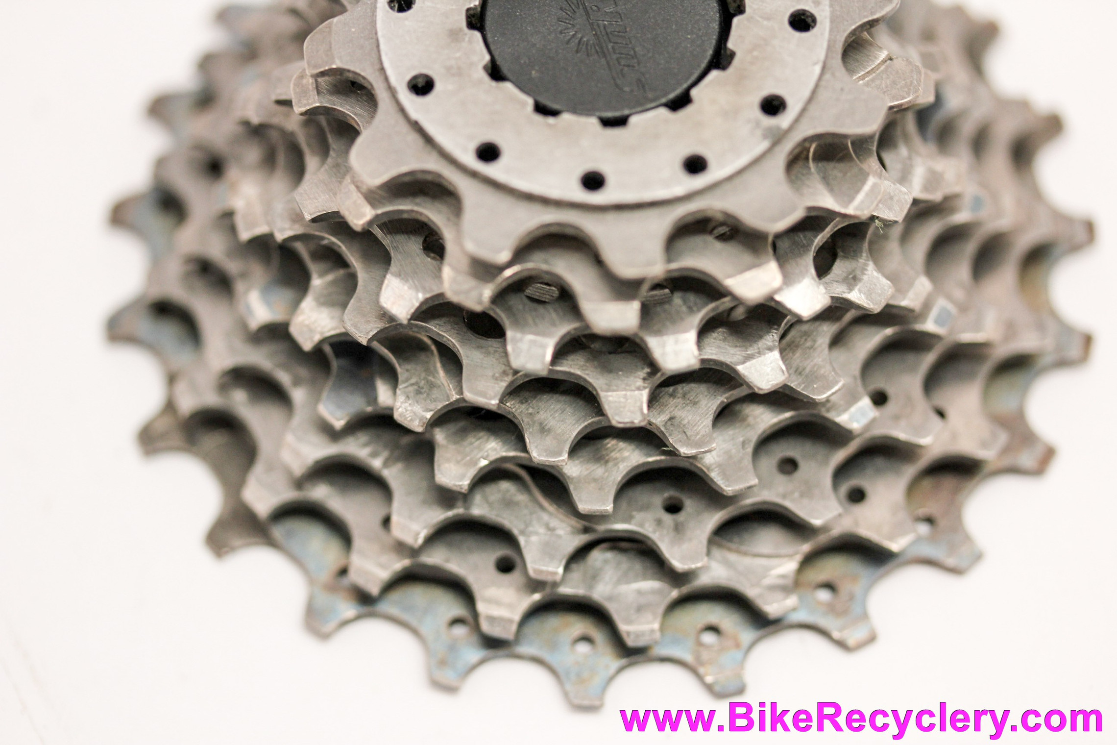 Écrou De Serrage Cassette Campagnolo Record Titanium 9V - Titane, Couleur Or, Occasion Fonctionnel