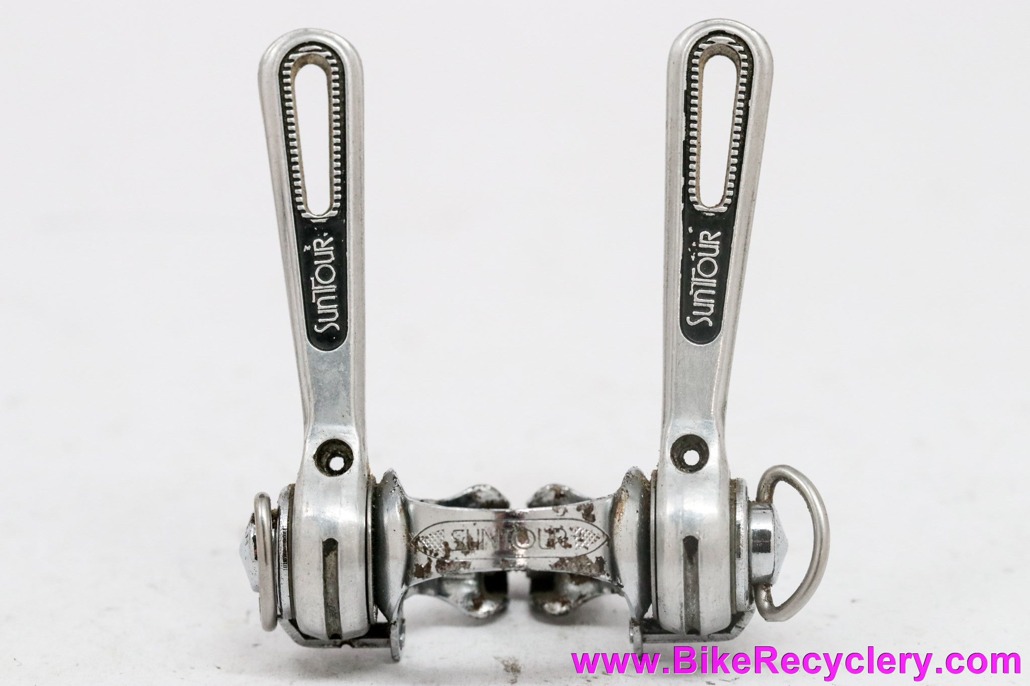 Suntour Blue Line LD-2200 Downtube Shifters: Clamp Milled