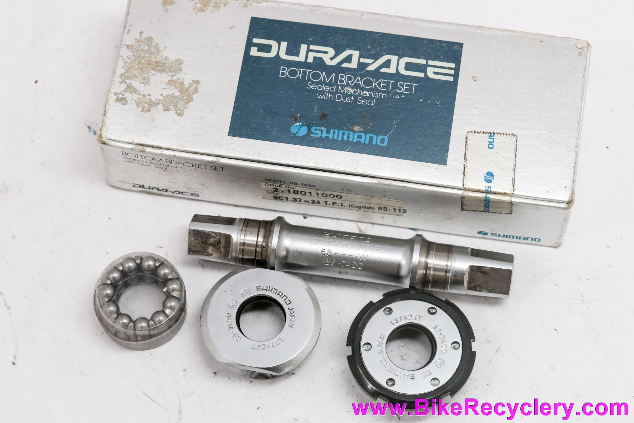 レア希少品!!　DURA-ACE ボトムブラケット 68mm　NJS ボトムブラケットShimano Dura-ace NJS 68 112