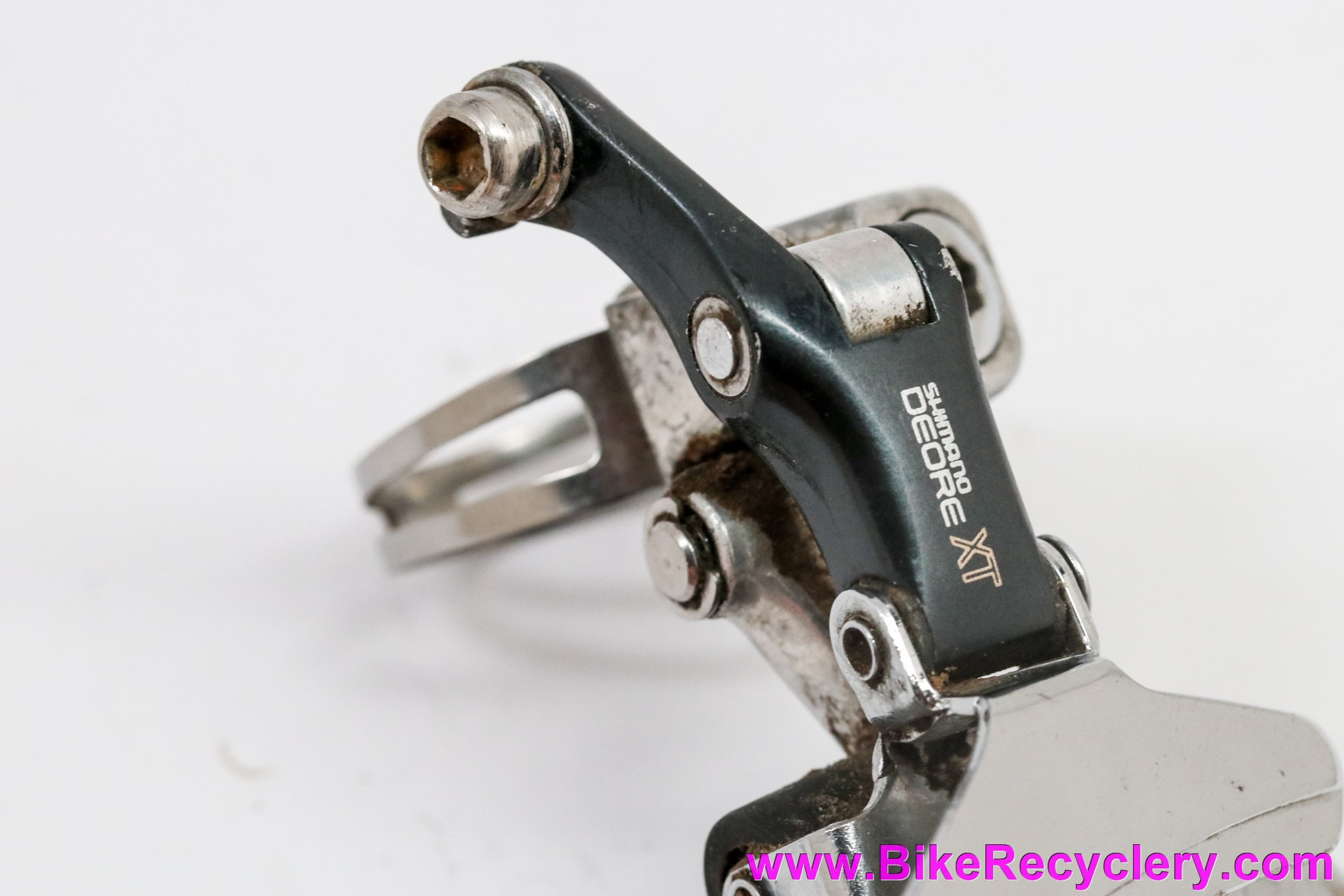 Shimano Deore XT FD-M735 Front Derailleur: 34.9mm Band Type (Near Mint)