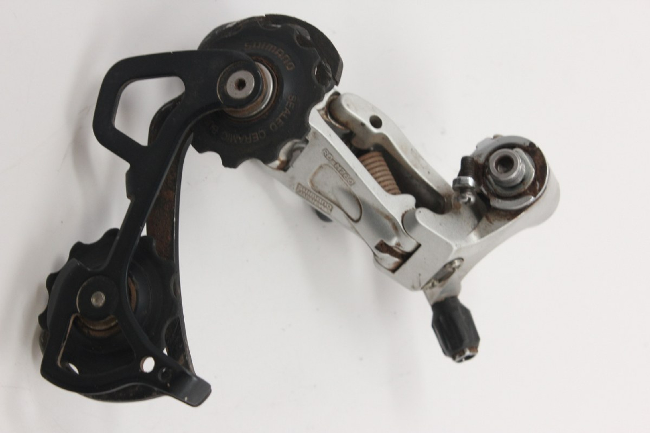 Shimano XT 9 Speed Rear Derailleur: Rapidrise, Mid-Cage RD