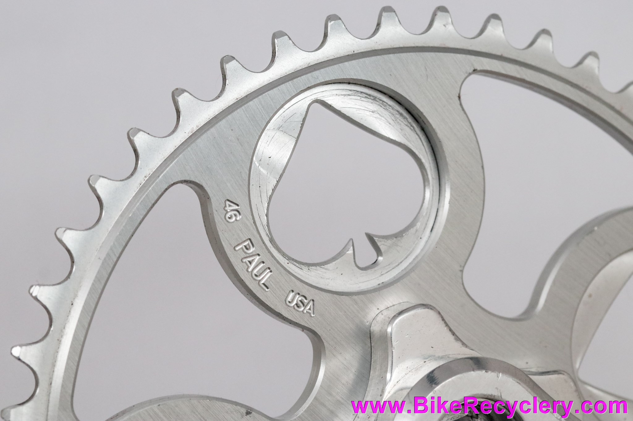 Paul Royal Flush Track / SS Crankset: 170mm x 46t - Silver (EXC