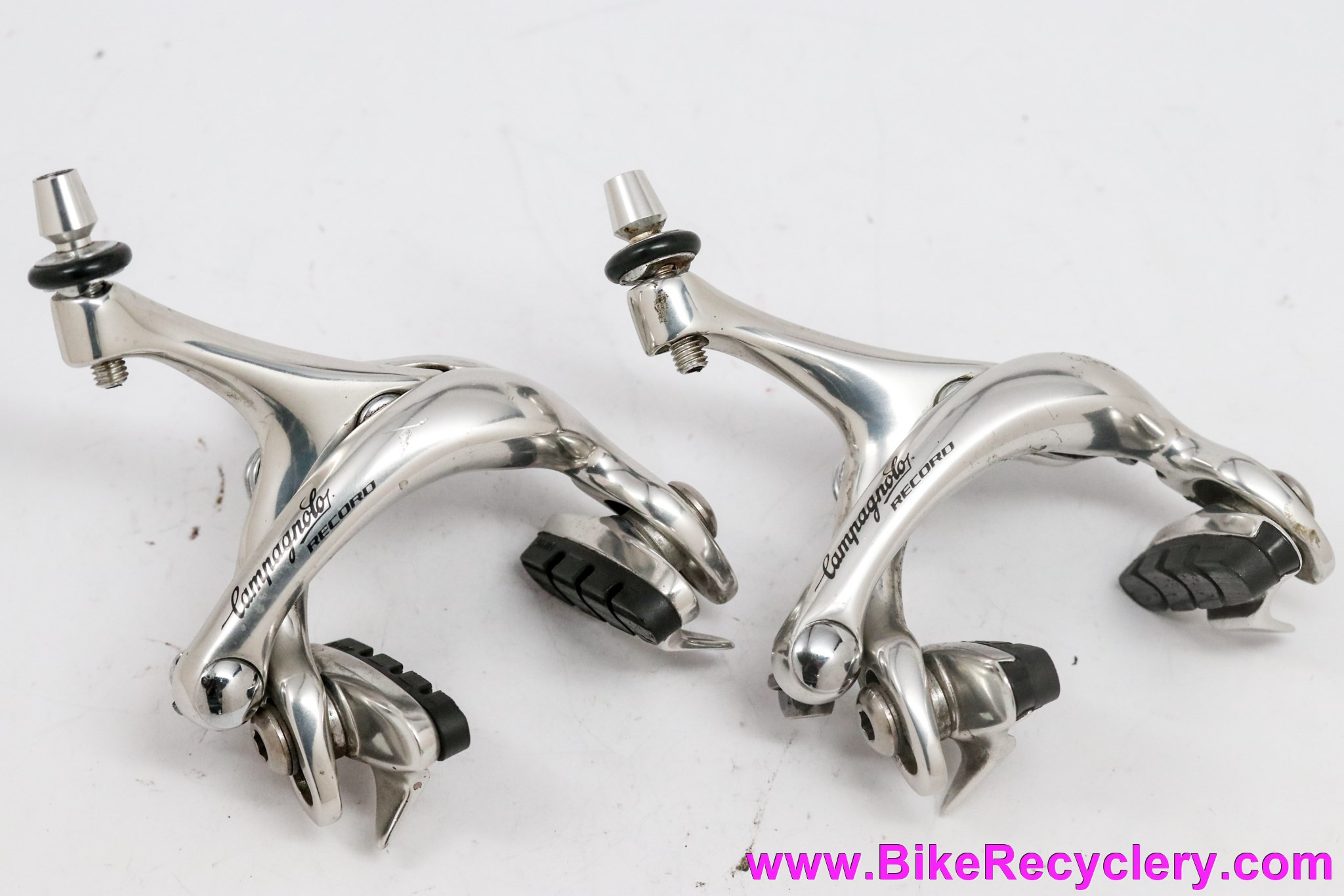 Campagnolo Record Titanium Dual Pivot Brakeset: Silver - 9s Era